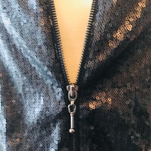 SOLD - XDYE Black Sequence ZIP Up Jacket Limited - Picture 2 of 8